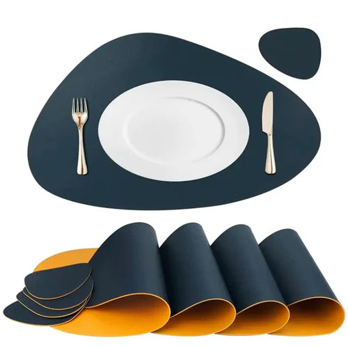 Double-Sided Placemat with Coasters