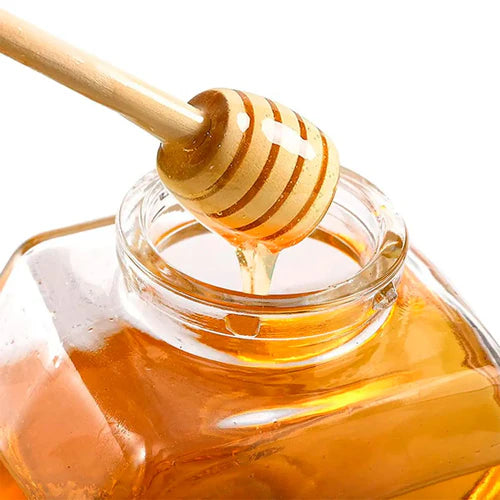 Glass Honey Pot with Bamboo Lid