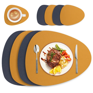 Double-Sided Placemat with Coasters