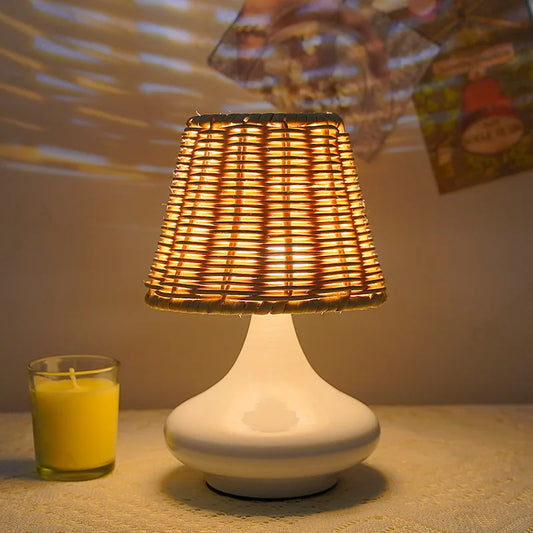 Bamboo Lamp With LED